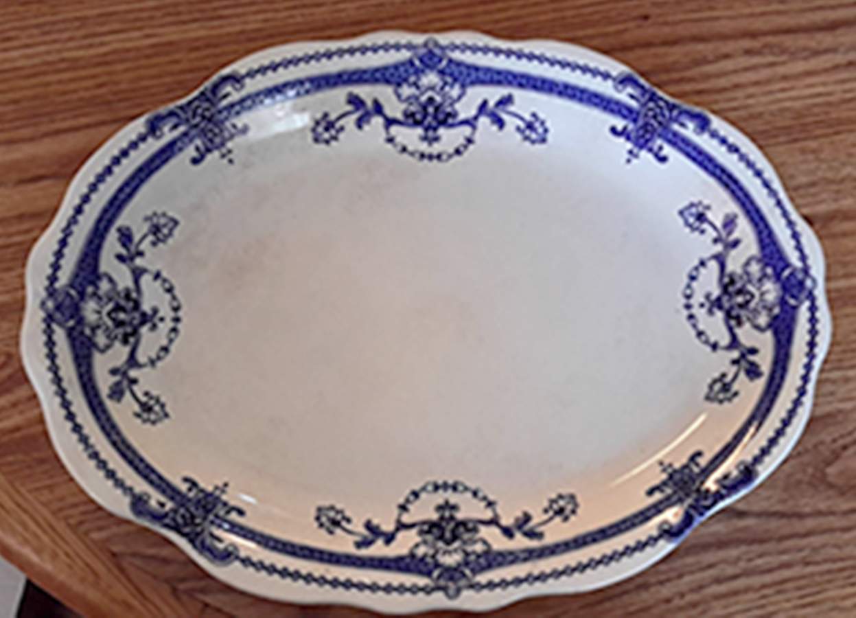Niagara 12" Oval Serving Platter by Dudson, Wilcox & Till-1