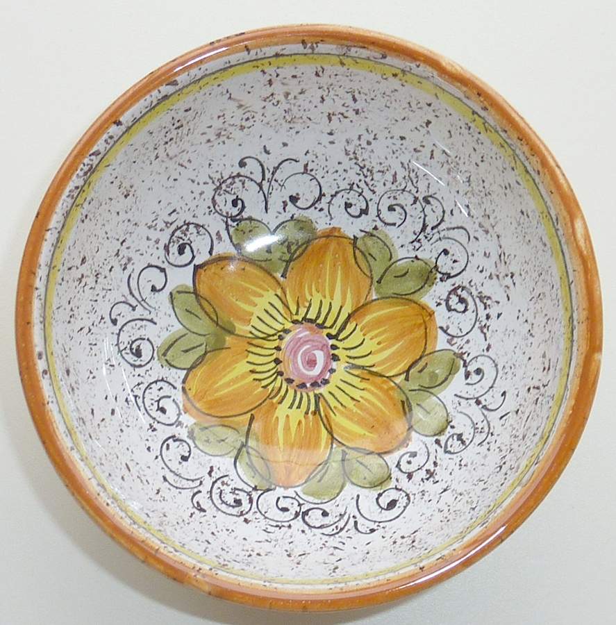 DER90 Fruit/Dessert (Sauce) Bowl by Deruta (Italy)-1