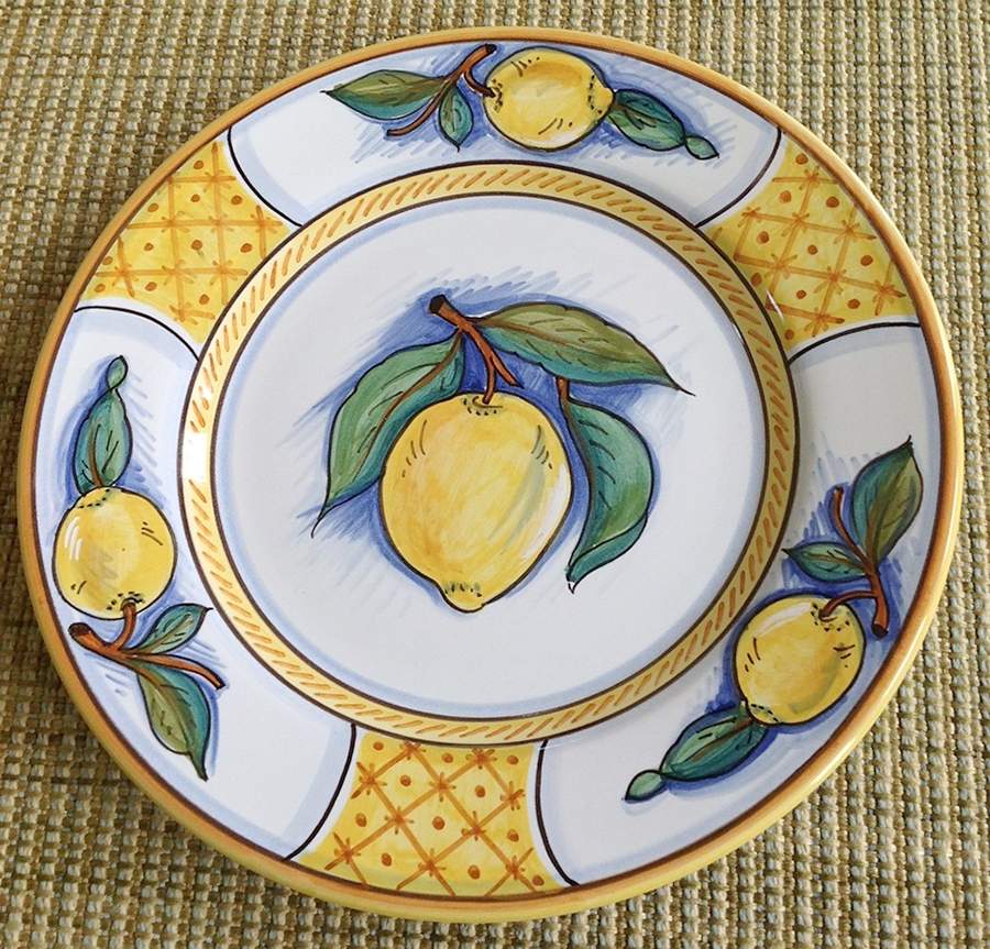DER93 Salad Plate by Deruta (Italy)-1