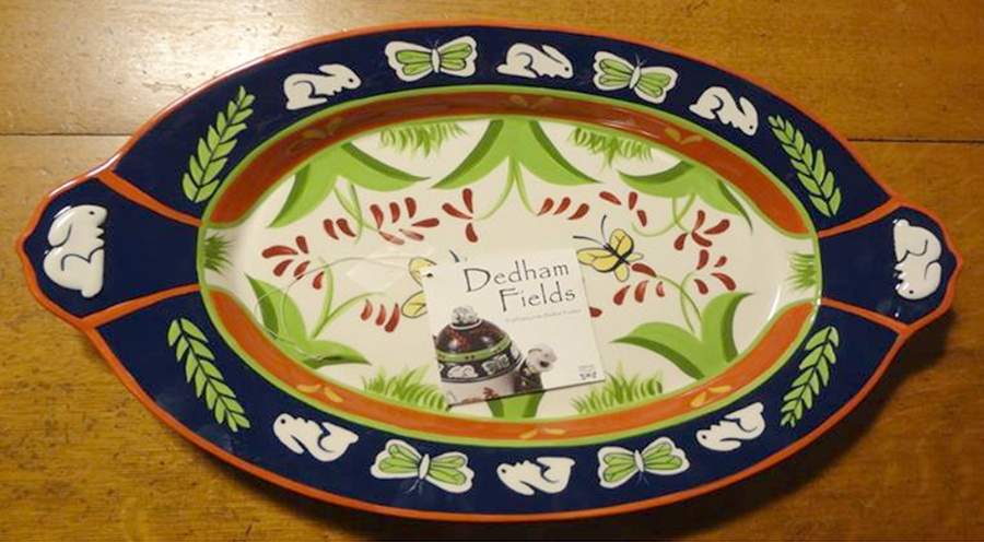 DDM1 12" Oval Serving Platter by Dedham Fields-1