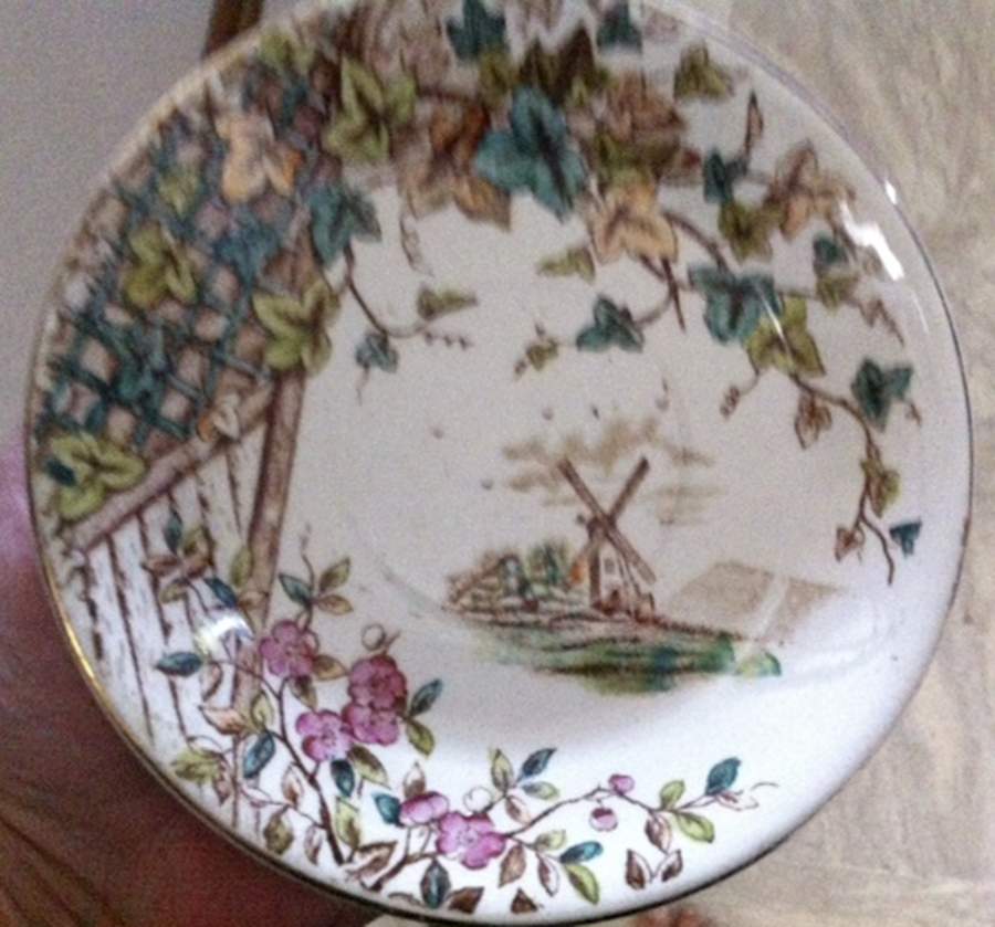 Victor Multicolor Saucer by JH Davis-1