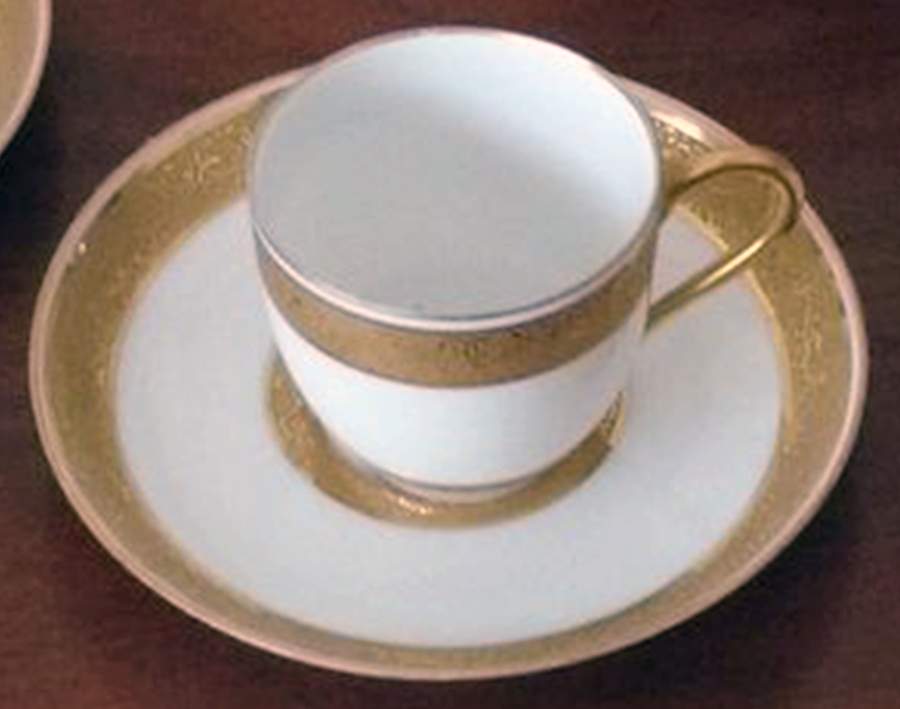 DMT67 Flat Demitasse Cup & Saucer Set by G Demartine-1