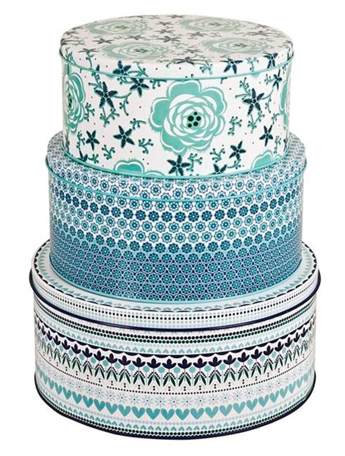 Antalya Cake Tin Set - Set of 3 (7", 8" & 9") by Denby-Langley-1