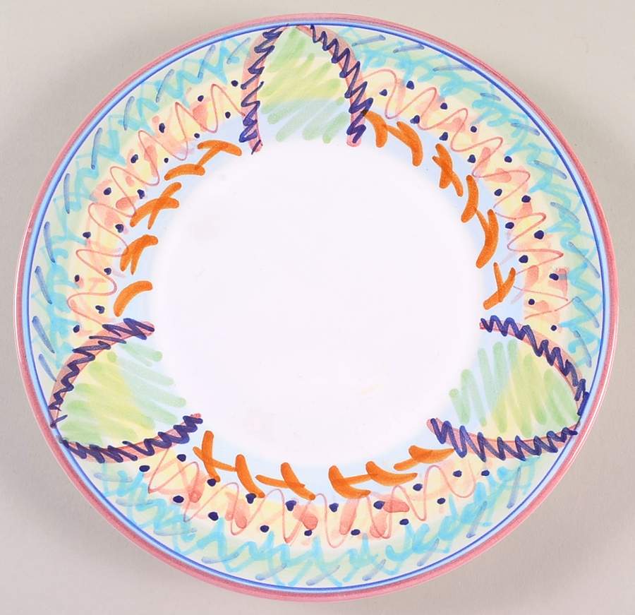 DER95 Salad Plate by Deruta (Italy)-1