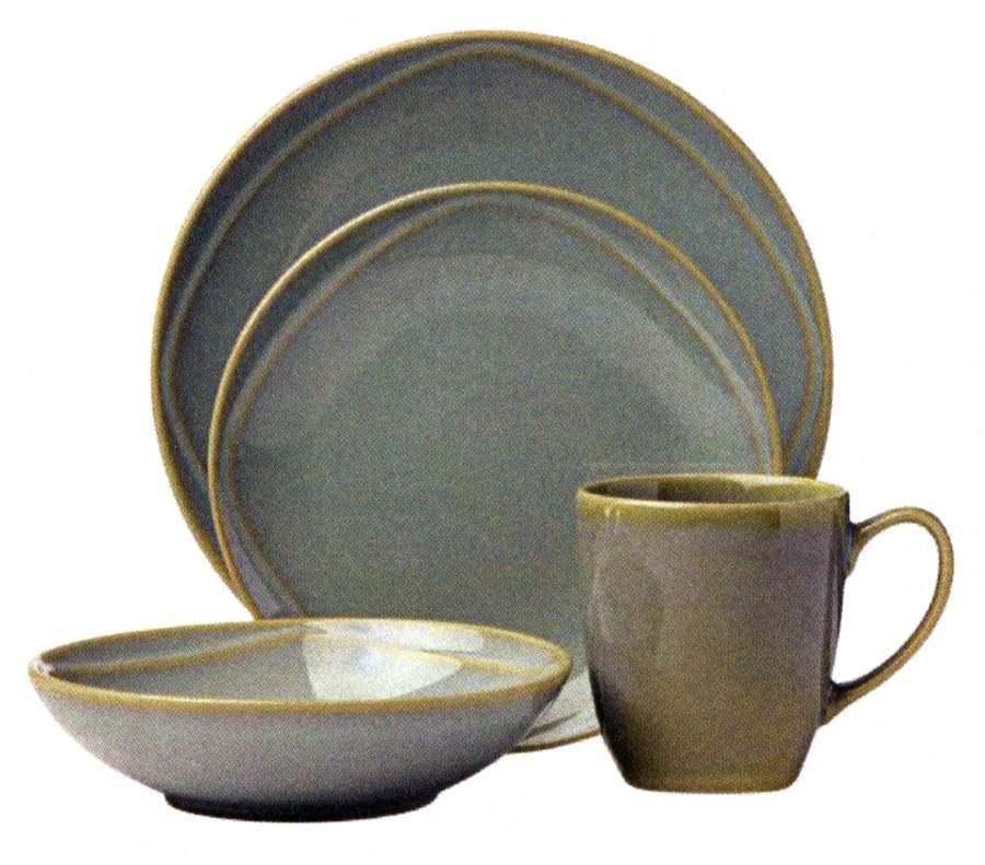 Arena (Sage) Dinner Plate by Dansk-1