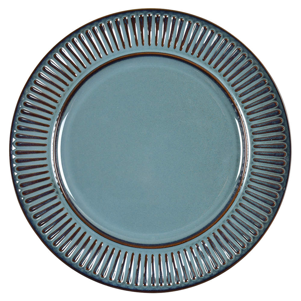 Flamestone Blue (Denim) Dinner Plate by Dansk-1