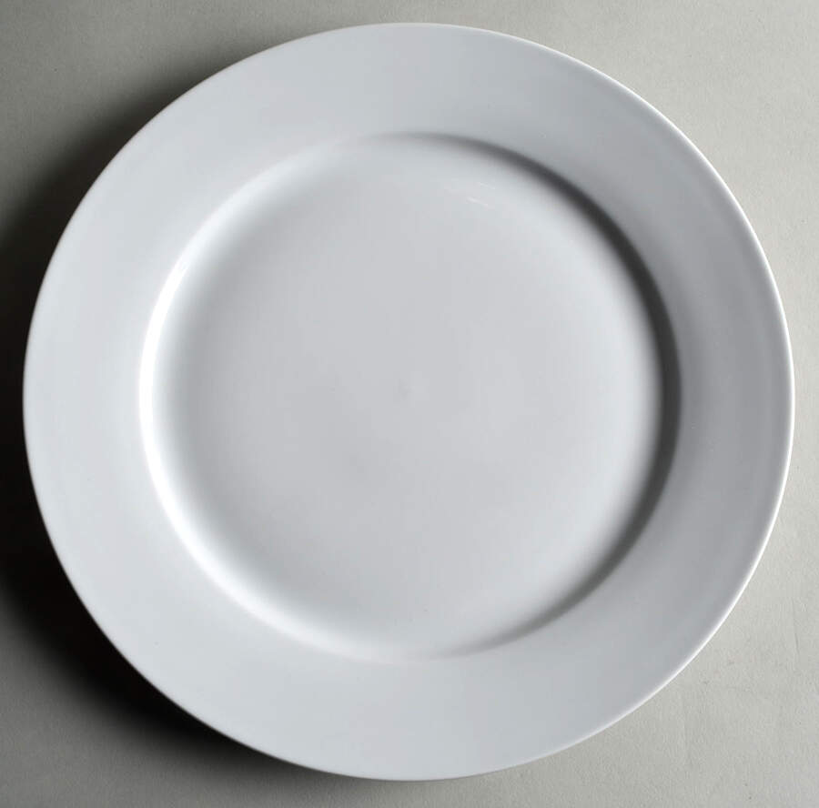 Porcelain Whiteware Dinner Plate by Denmark Tools for Cooks-1