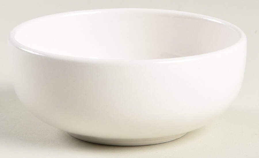 Porcelain Whiteware Fruit/Dessert (Sauce) Bowl by Denmark Tools for Cooks-1