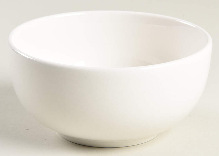 Porcelain Whiteware Fruit/Dessert (Sauce) Bowl by Denmark Tools for Cooks-1