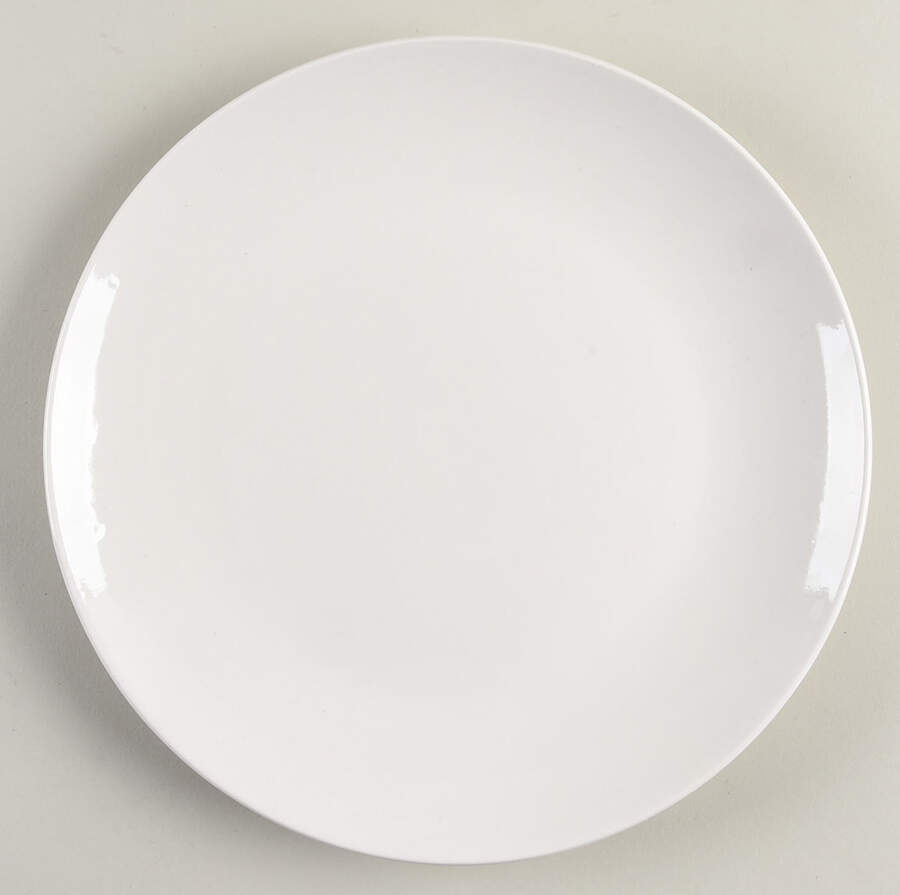Porcelain Whiteware Coupe Dinner Plate by Denmark Tools for Cooks-1