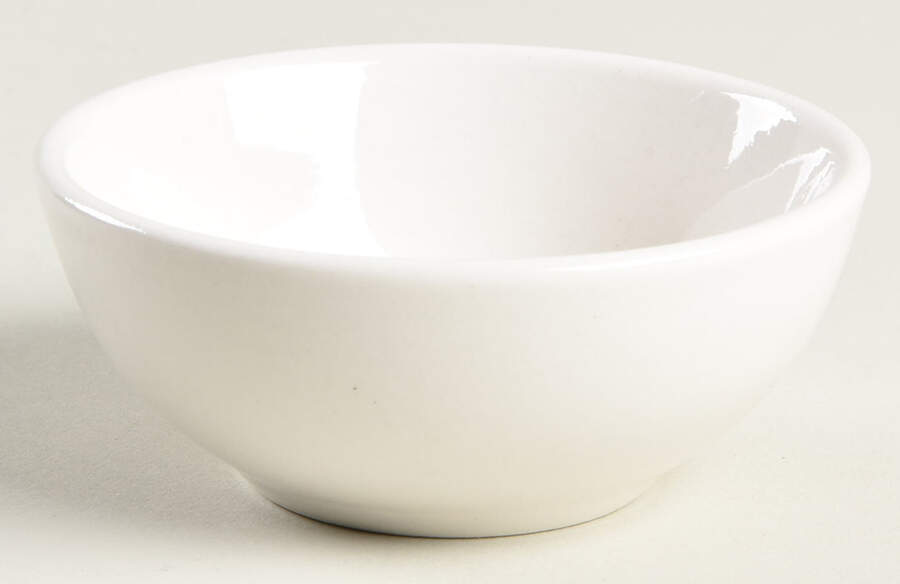 Porcelain Whiteware Individual Dip Dish by Denmark Tools for Cooks-1