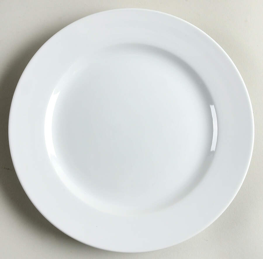 Porcelain Whiteware Salad Plate by Denmark Tools for Cooks-1