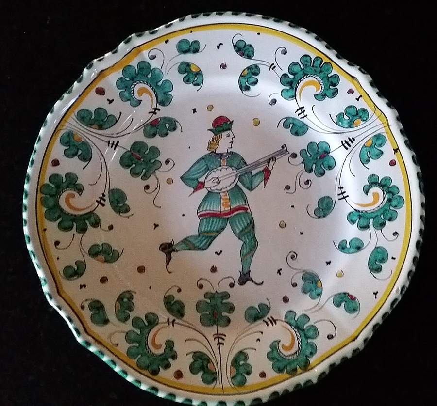 DER96 Salad Plate by Deruta (Italy)-1