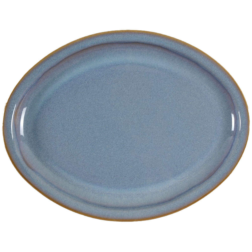 Haldan 14" Oval Serving Platter by Dansk-1