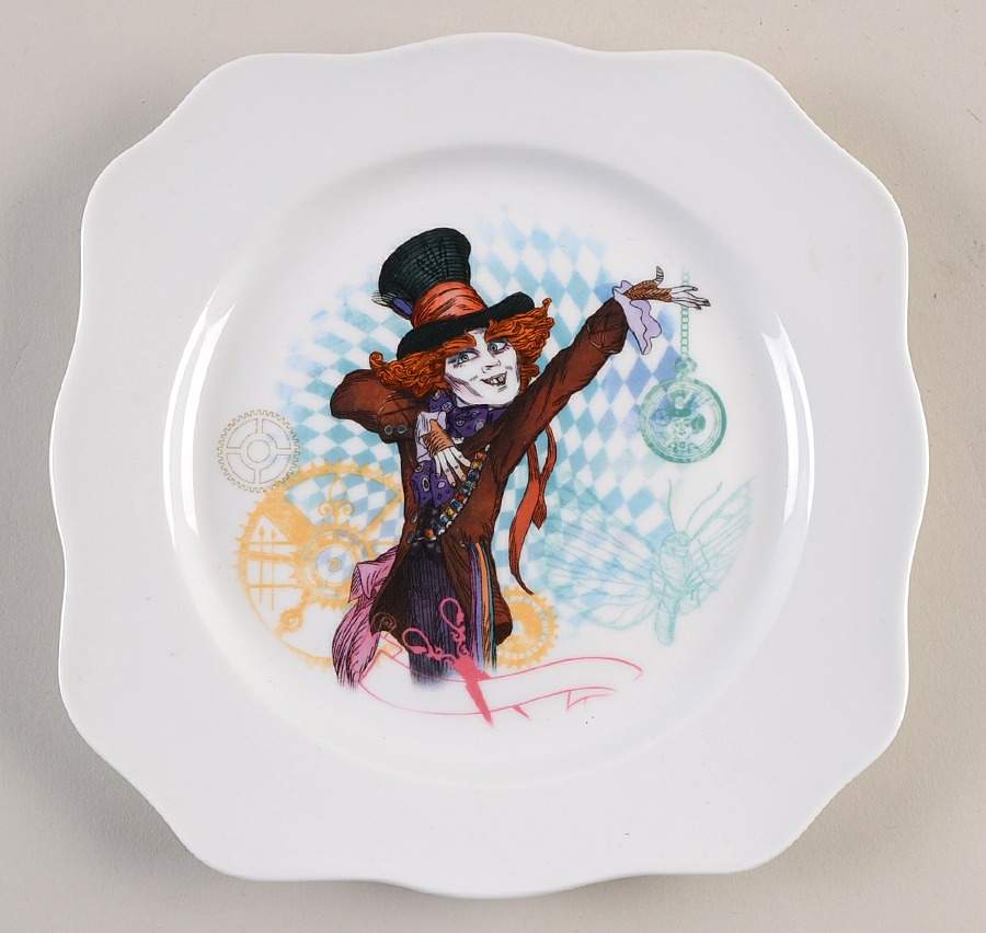 Alice Through the Looking Glass Salad Plate by Disney-1