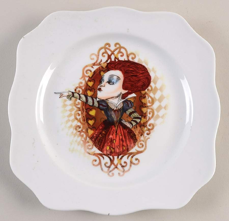 Alice Through the Looking Glass Salad Plate by Disney-1