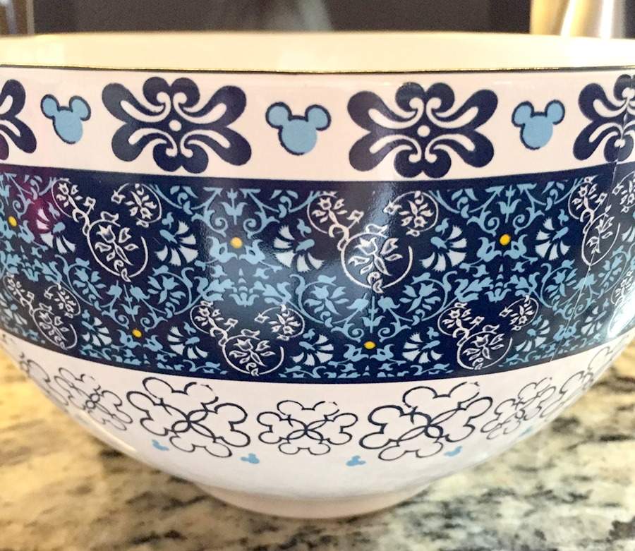 Mickey Mouse Icon Indigo Soup/Cereal Bowl by Disney-1