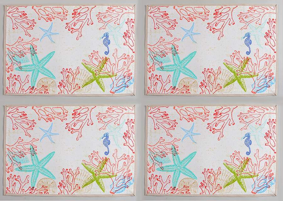 Table Linens & Accessories Cloth Placemat - Set of 4 by Design Imports-1
