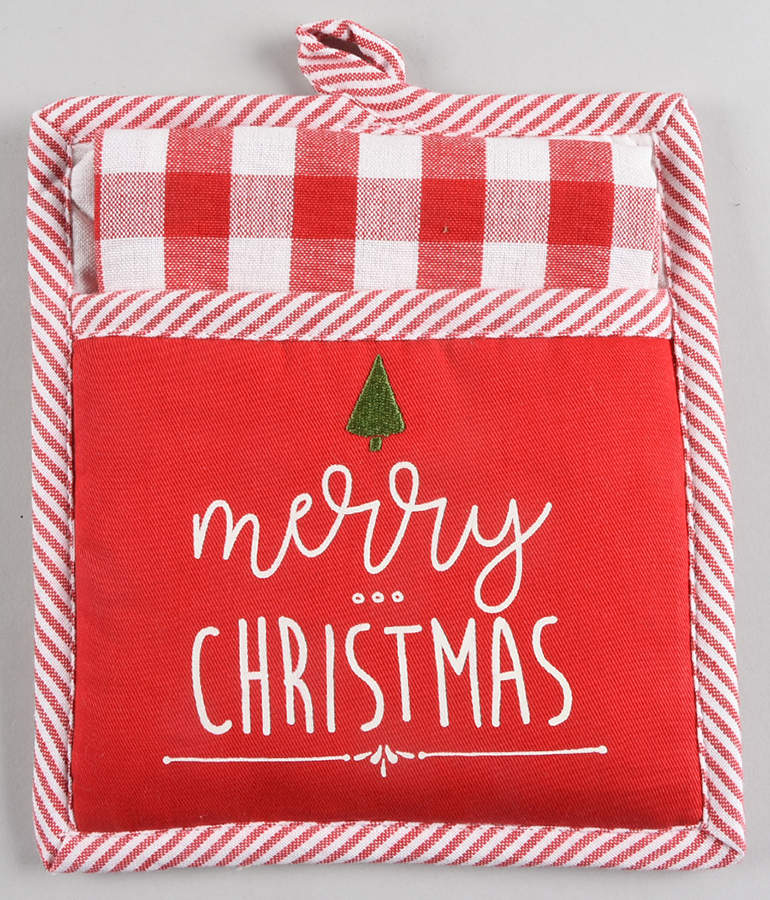 Table Linens & Accessories Cloth Dish Towel & Potholder Set by Design Imports-1