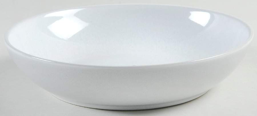 Intro Stone White 8" Individual Pasta Bowl by Denby-Langley-1