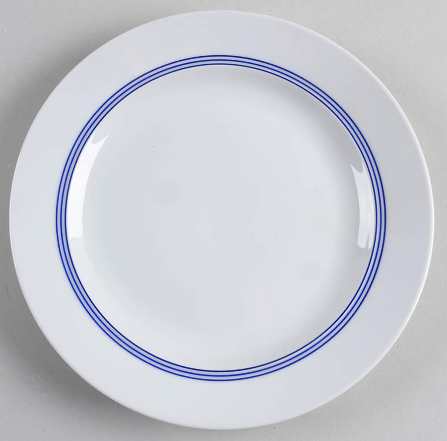 Cafe Blanc Stripe Salad Plate by Dansk-1