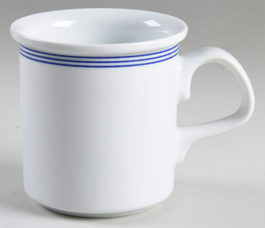 Cafe Blanc Stripe Mug by Dansk-1