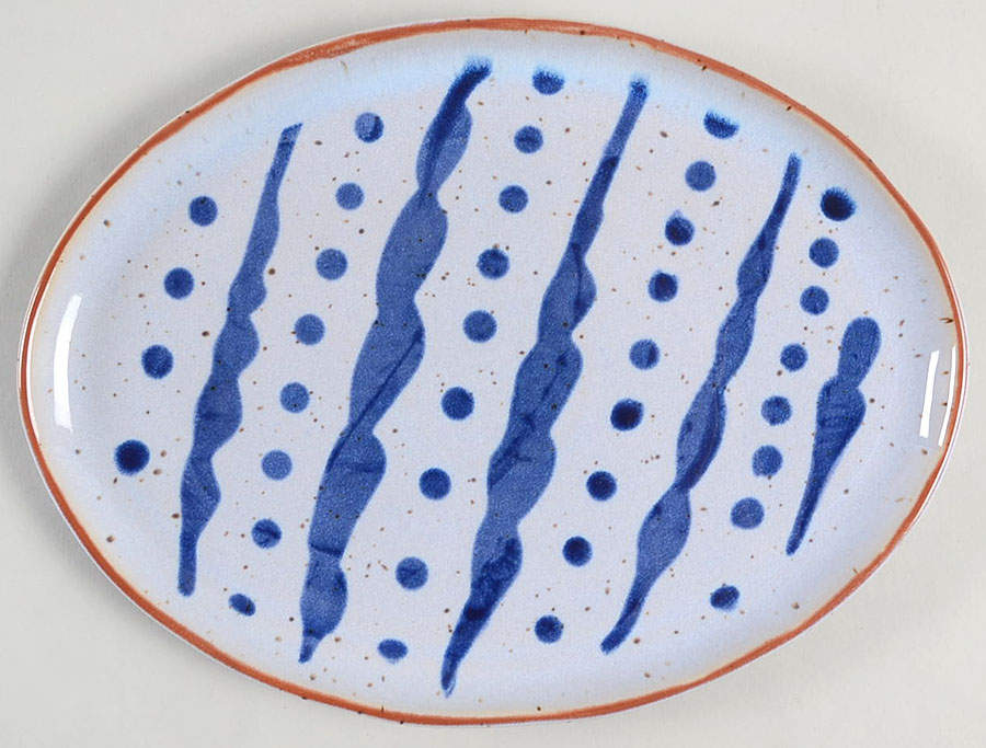 Vandvid Oval Salad Plate by Dansk-1