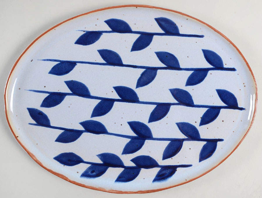 Vandvid Oval Dinner Plate by Dansk-1