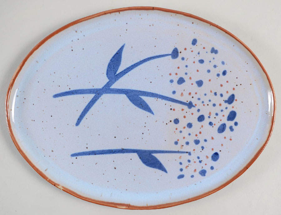 Vandvid Oval Dinner Plate by Dansk-1