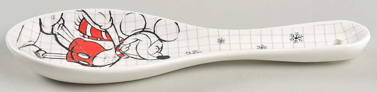 Christmas Sketchbook Spoon Rest/Holder (Holds 1 Spoon) by Zrike-1