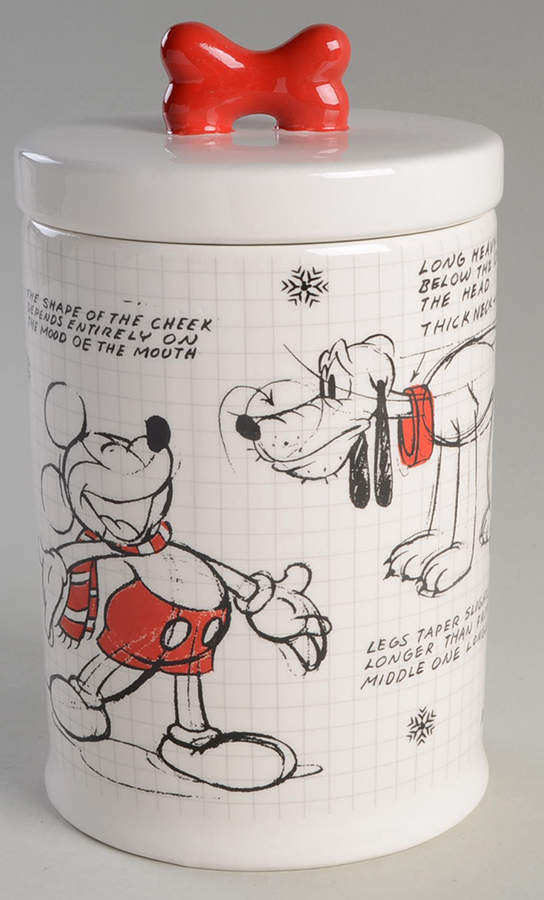 Christmas Sketchbook Treat Jar & Lid by Zrike-1