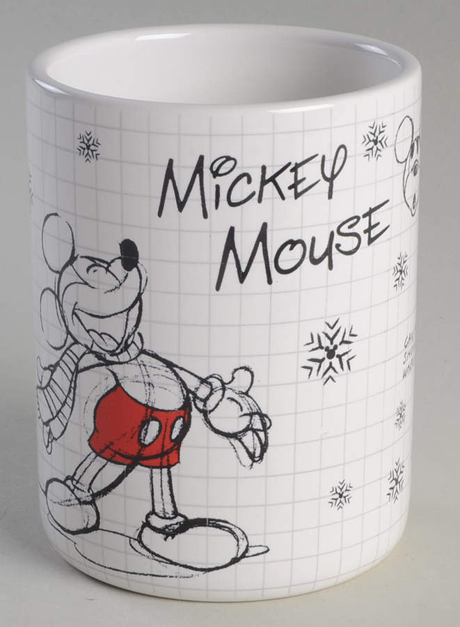 Christmas Sketchbook 6" Storage Jar No Lid by Zrike-1