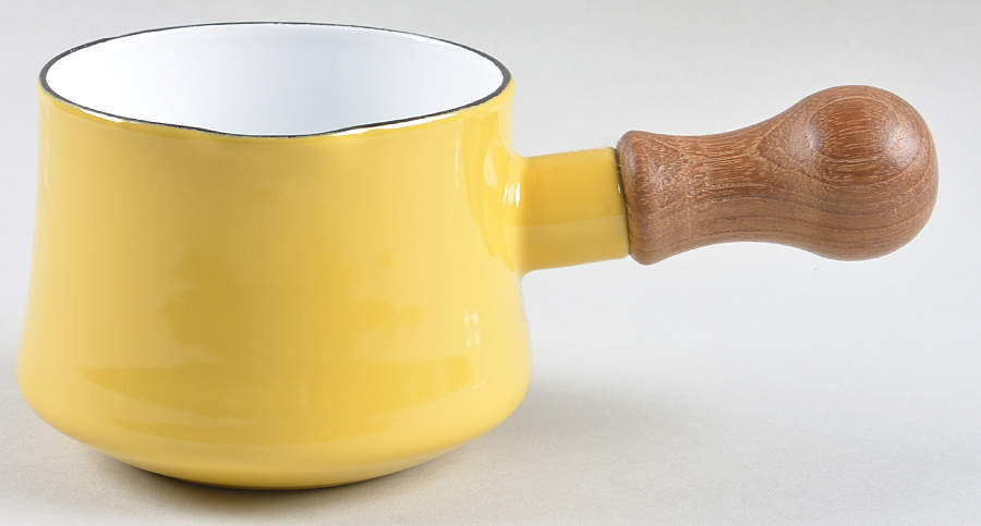 Kobenstyle Yellow Open Metal Butter Warmer by Dansk-1