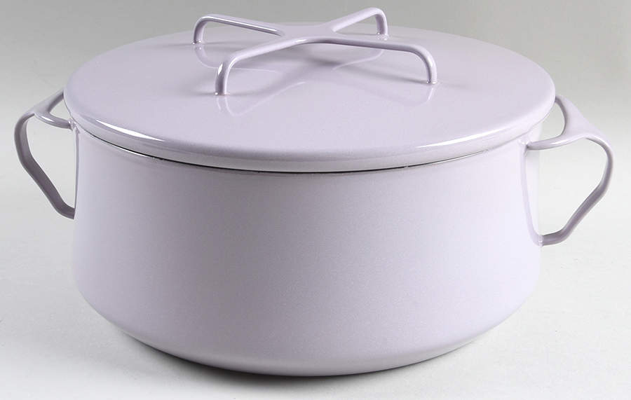 Kobenstyle Lavender 4 Quart Metal Covered Casserole by Dansk-1