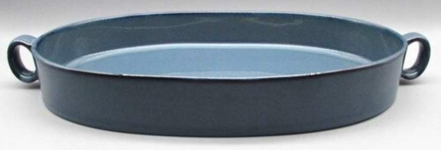 Generations II Nordic Blue 13" Oval Roaster by Dansk-1