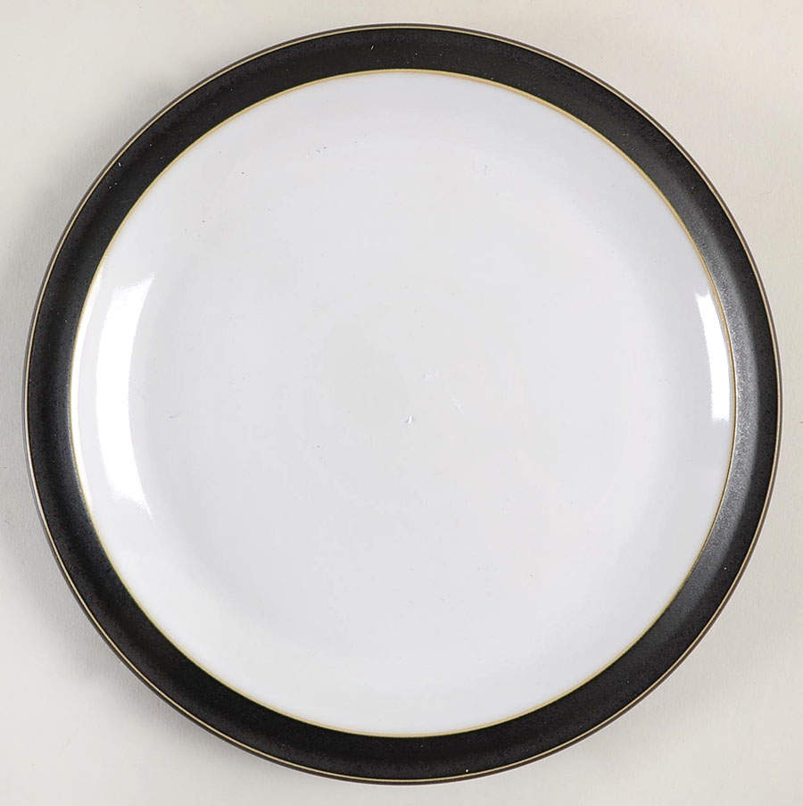 Elements Black Salad Plate by Denby-Langley-1