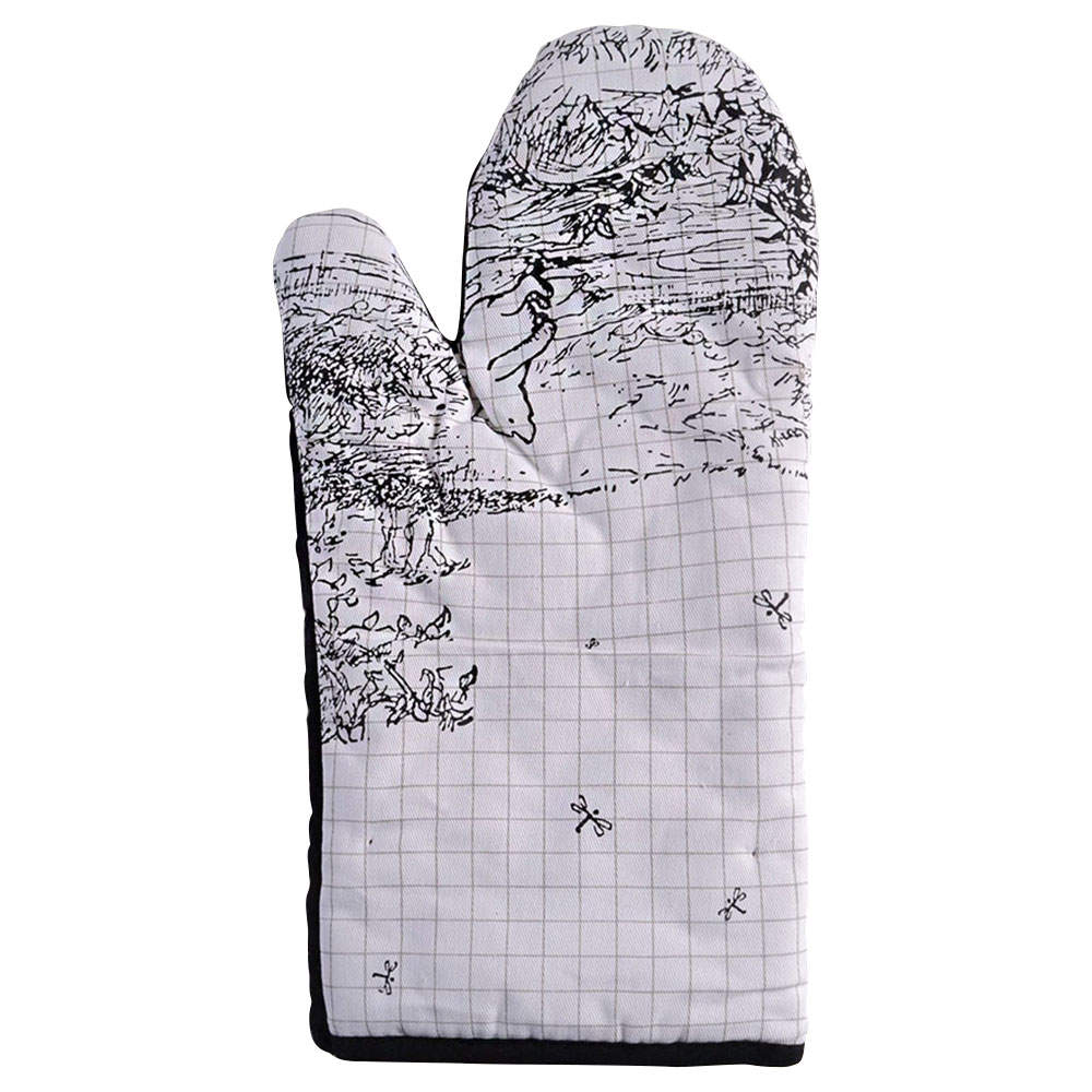 Winnie the Pooh Sketchbook Cloth Oven Mitt by Zrike-1