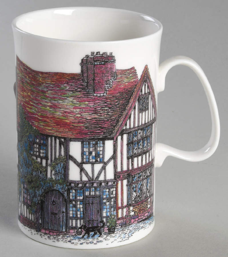 Cottages Bone Mug by Dunoon-1