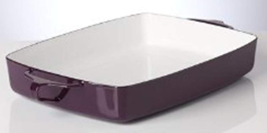 Kobenstyle Plum 13" Metal Rectangular Baker by Dansk-1