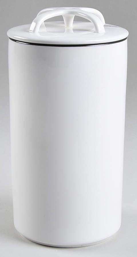 Kobenstyle II (Black Trim, White Body) Large Canister & Lid by Dansk-1