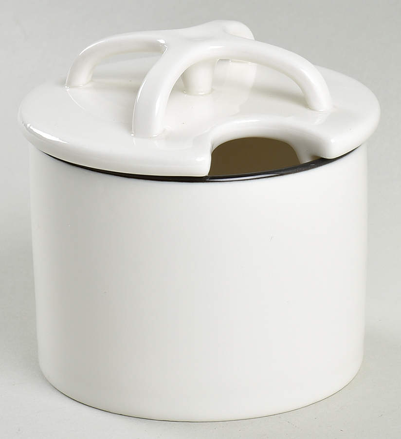 Kobenstyle II (Black Trim, White Body) Jam/Jelly & Lid by Dansk-1