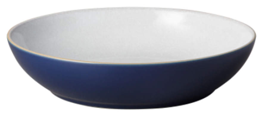Elements Dark Blue 8" Individual Pasta Bowl by Denby-Langley-1