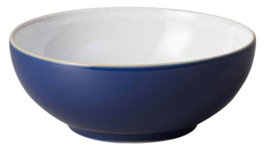 Elements Dark Blue Coupe Cereal Bowl by Denby-Langley-1