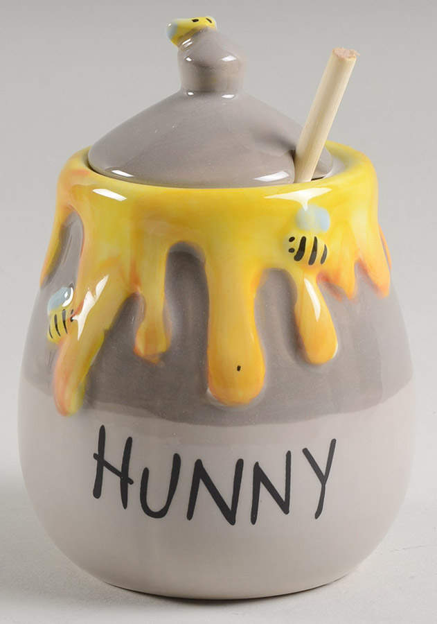 Winnie the Pooh (Figural) Honey Pot & Lid by Zrike-1