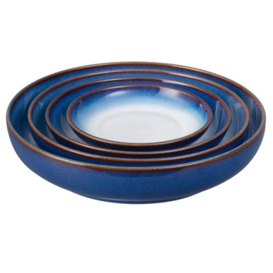 Blue Haze (4 Piece) Nesting Bowl Set (5", 6", 8", 9") by Denby-Langley-1