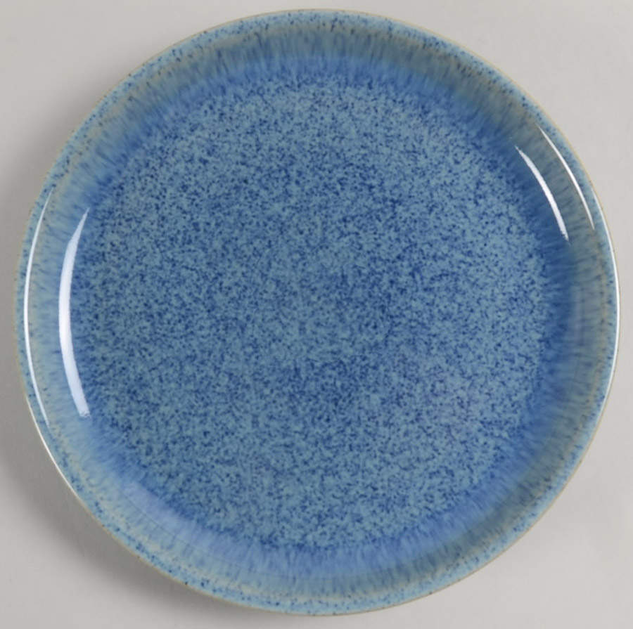Bright Blue Speckle Salad Plate by Denby-Langley-1