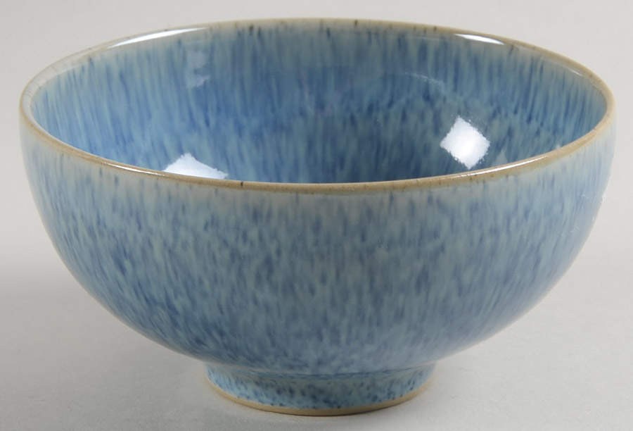 Bright Blue Speckle Rice Bowl by Denby-Langley-1