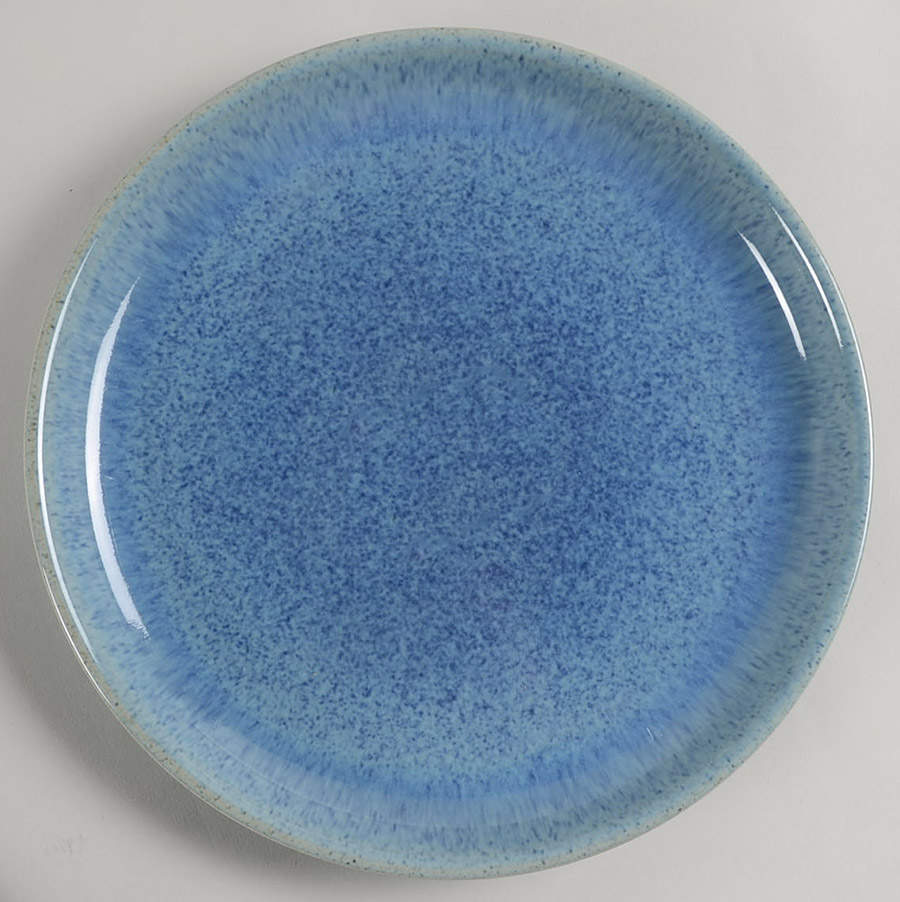 Bright Blue Speckle Dinner Plate by Denby-Langley-1