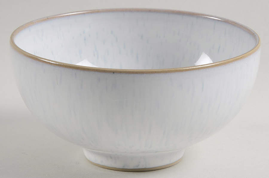 White Speckle Rice Bowl by Denby-Langley-1