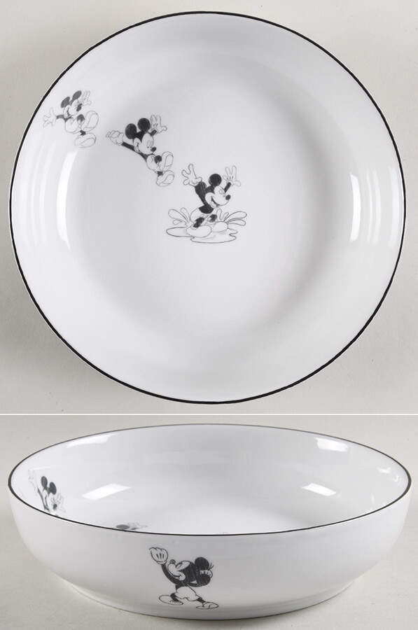 Mickey Splash Individual Dinner Bowl by Zrike-1